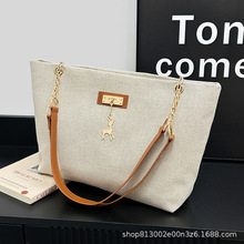 个性潮休闲简约质感时尚洋气腋下包女士单肩包托特包跨境工厂代发