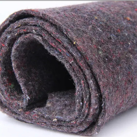 生产养护毛毡 保湿保温黑心棉 150克透水防护毛毡土工布 批发毛毡