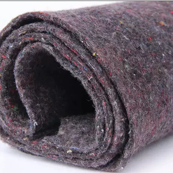 生产养护毛毡 保湿保温黑心棉 150克透水防护毛毡土工布 批发毛毡