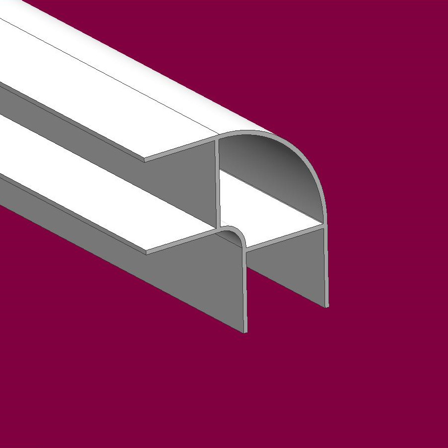 工业铝型材 6063包边3.5公分铝合金型材柜子立柱铝合金转角铝合金