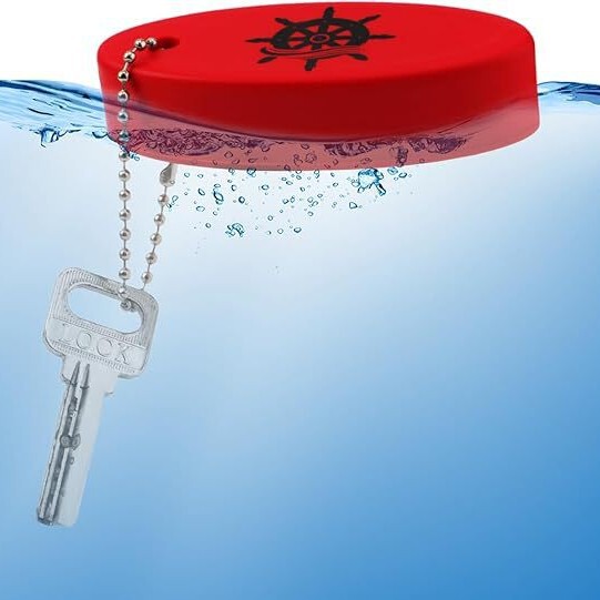 现货彩色椭圆形漂浮钥匙扣pu发泡浮漂钥匙挂件可单双面印刷logo|undefined