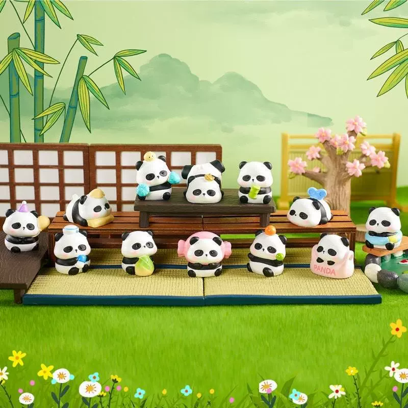 Двенадцать зодиакальных слепых коробок Симпатичные котики, НГ Panda, мальчики и девочки, новые подарки 2025 года, подарки интернет-знаменитостей