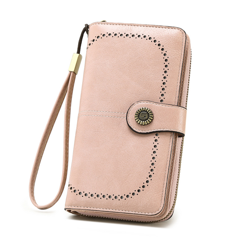 Hot Selling New Women's Wallet Zipper Long Wallet Wallet European And American Fashion Large Capacity Handbag_voghion.com