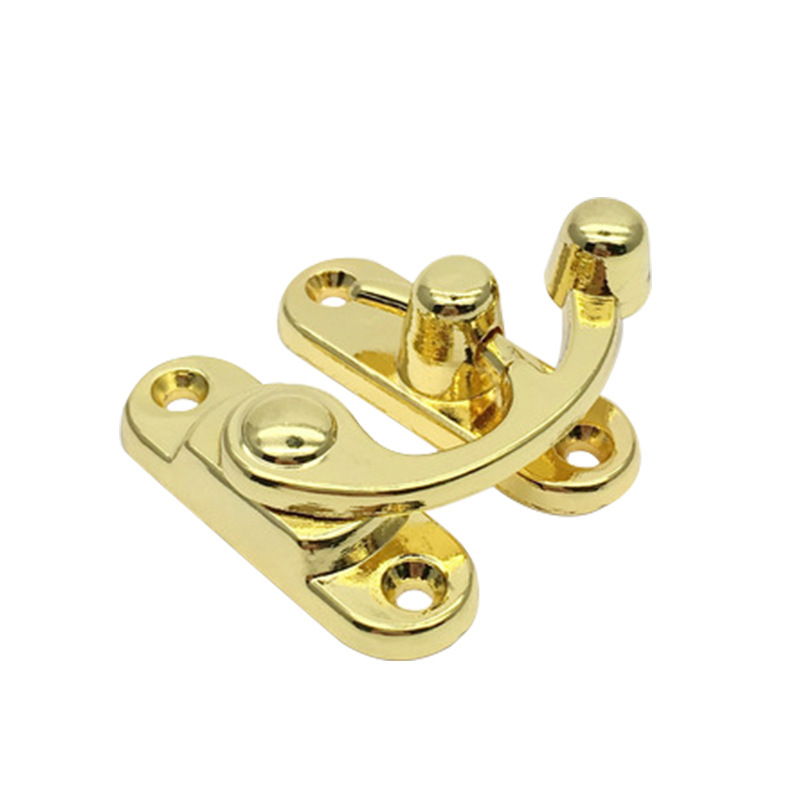 Fabricantes al por mayor cerradura de cuerno de buey antiguo botón de botón caja de regalo gancho cerradura de hierro botón de cuerno de buey suministro spot