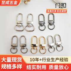 リングの中のドアのバックルの部品のスプリングのメーカーの卸売りの現物の亜鉛合金の開口のスプリングのバックルはカスタマイズできます。