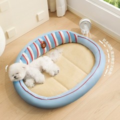 メーカー卸売 犬小屋 夏用 オールシーズン対応 テディ 中小型犬 ペット用寝具 猫ベッド 冷却マット 竹製マット