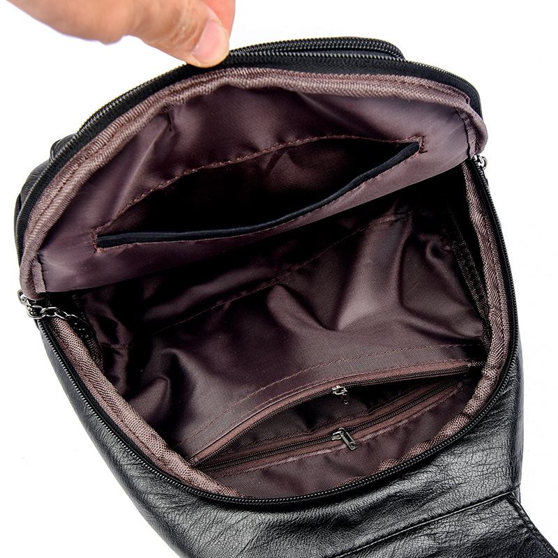 Nuevo estilo coreano de las mujeres mochila ocio al aire libre viaje mochila moda pecho bolsa impermeable estudiante mochila moda