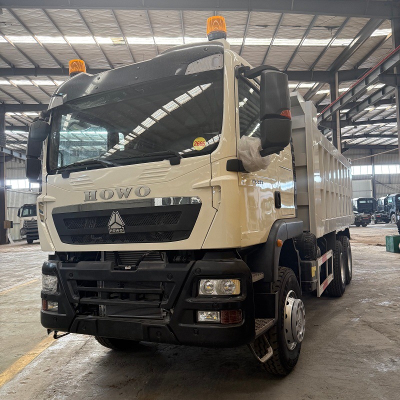 Exported to Africa, eight-wheel hydraulic dump truck HOWO TX, 440 horsepower dump truck for transporting soil and debris