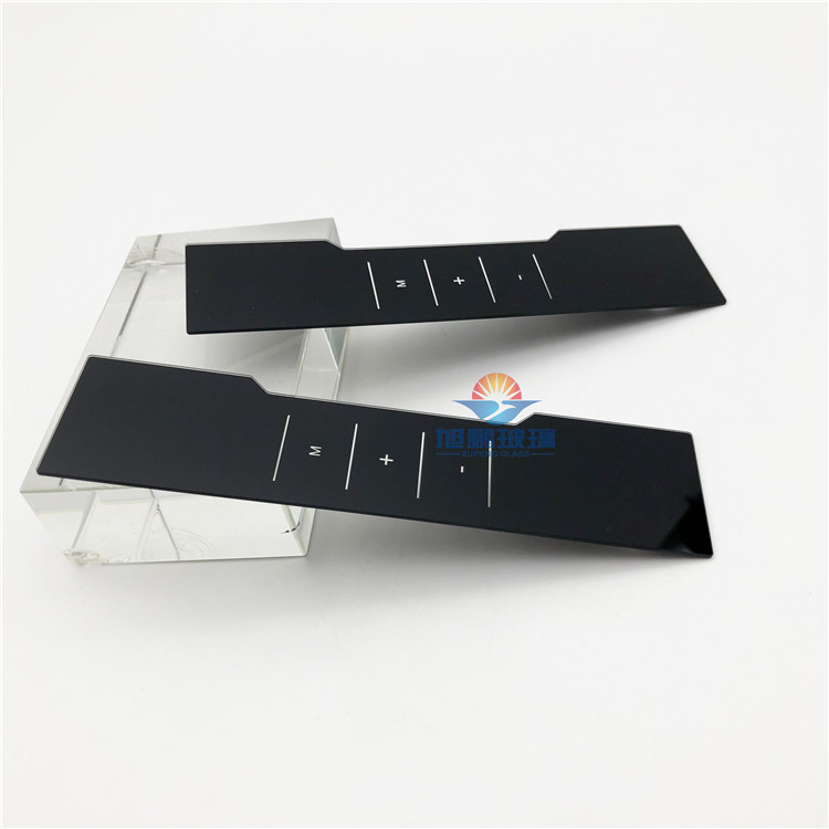 丝印钢化玻璃 电器丝印玻璃面板 东莞半透丝印玻璃生产厂家