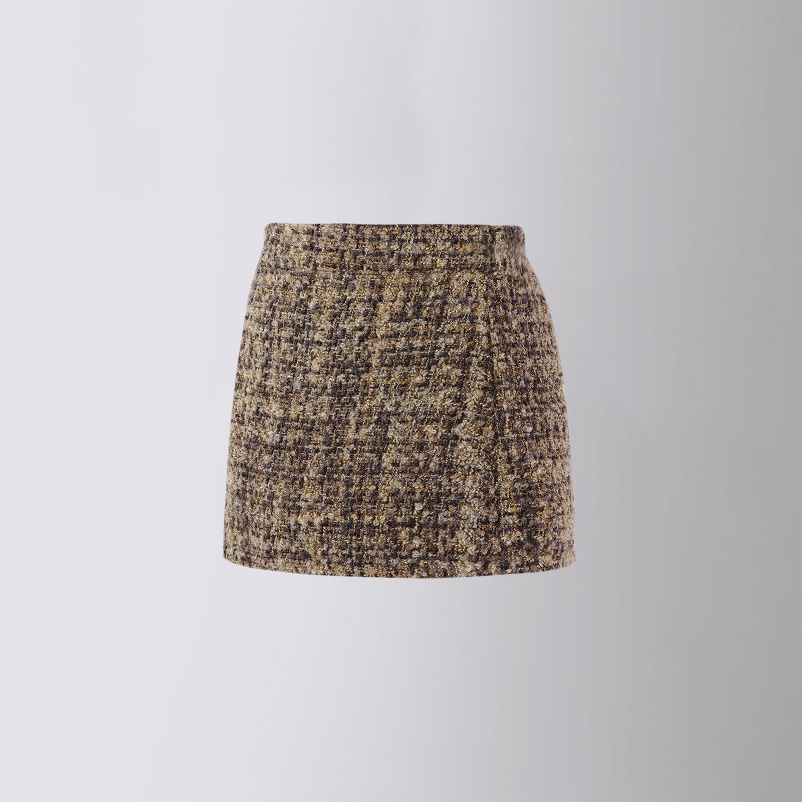 Woolen skirt, hip-accented, Chanel style