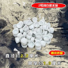 蛐蛐水碗爬宠批发蛐蛐大全鸣虫爬虫白瓷水槽水盂水盆蝈蝈喂水