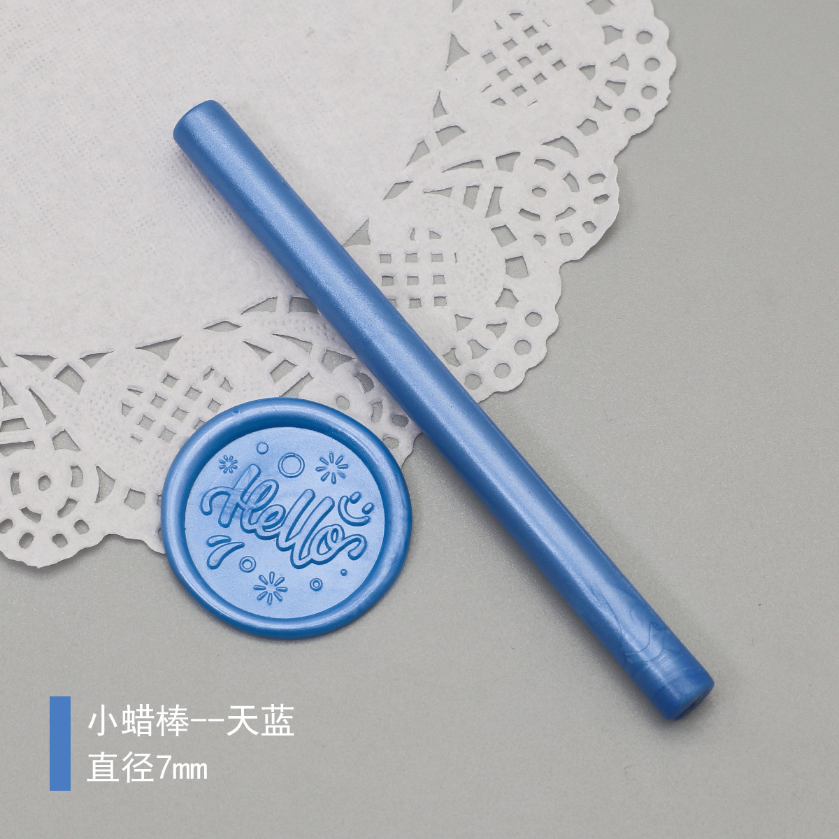 Palo de cera de pintura al fuego 94 colores 10*0,7 cm La barra de cera pequeña redonda se puede mezclar con la pistola de cera se puede utilizar en fábrica al por mayor