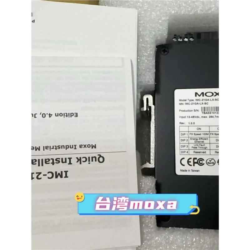 Taiwan Mosa MOXA IMC-21GA IMC-21GA-LX-SC промышленный гигабитный фотоэлектрический преобразователь