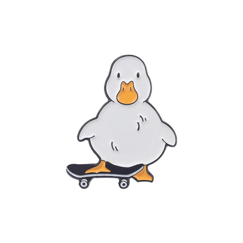 Cartoon Style Style Cartoon Style Pin Animal Duck Alloy Stoving Varnish Unisex Brooches