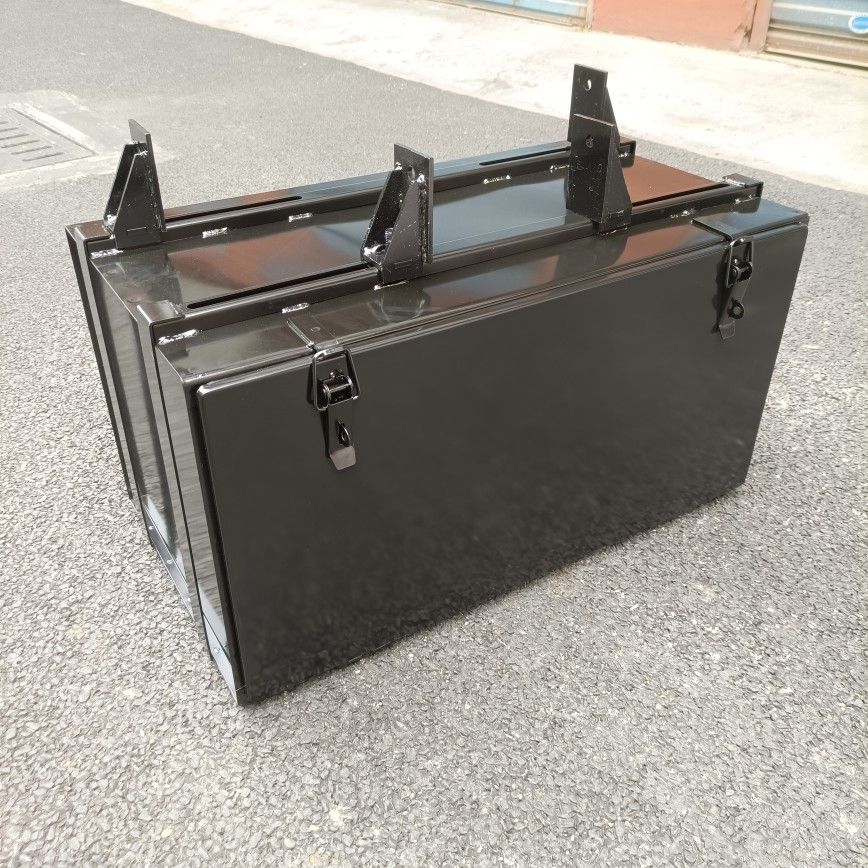 Caja de herramientas de camión de acero grueso gran tamaño Dongfeng Jianghuai Futian Jiefang Heavy Truck Shaanxi Automobile Carry External Case
