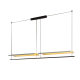 Dining room chandelier simple modern light luxury dining table bar lamp minimalist design sense led strip office chandelier