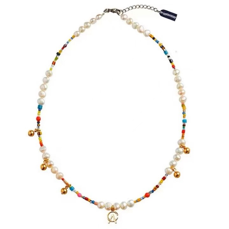 Small design organic beaded bracelet pearl