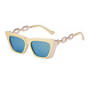 Metal sunglasses, glasses, 2023 collection, European style, cat's eye, wholesale