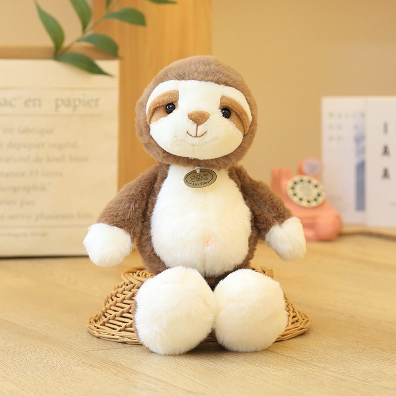 Animales del bosque León Mono Muñeca Dibujos animados Peluches Muppets Niños Juguetes Árbol Rana Calmante Muñeca de comercio exterior
