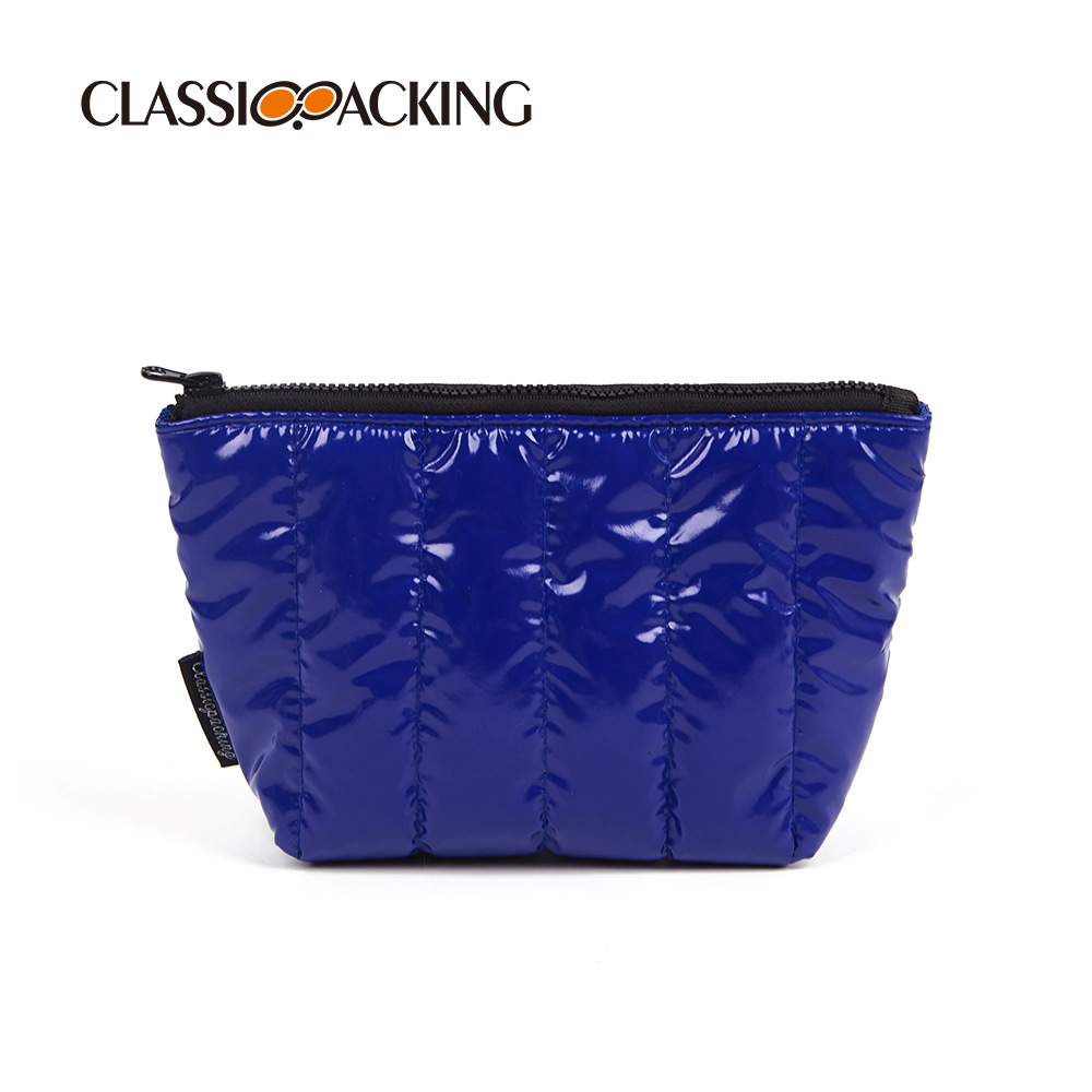 Bolsa de cosméticos de gran capacidad para imprimir logotipo transfronterizo popular bolsa de lavado de color sólido simple suministros de belleza bolsa de almacenamiento