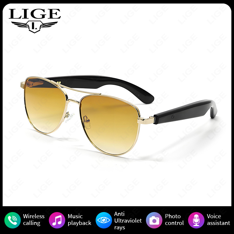 GT31 AI Smart Bluetooth Glasses with Voice Assistant Sunglasses for Music Playback And Calls New_voghion.com