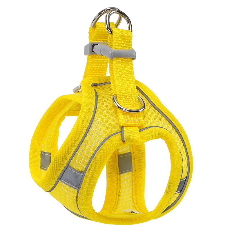 Nuevos productos transfronterizos para mascotas tipo chaleco correa para el pecho para mascotas transpirable reflectante correa para perros gato cuerda para pasear perros image 30