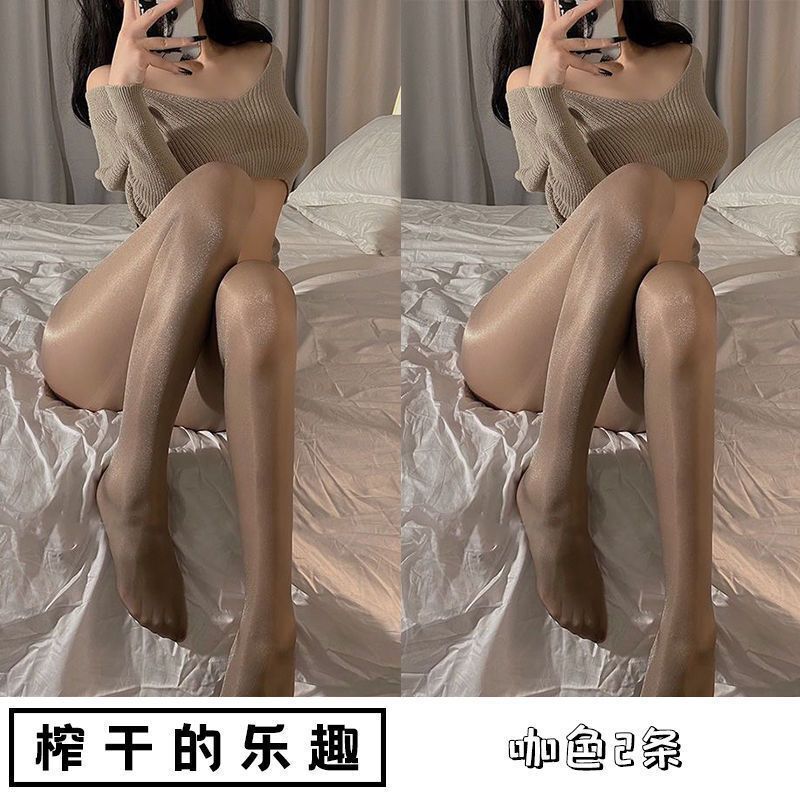 G珠光丝袜女黑丝亮晶晶白丝光超薄夏季超薄瘦腿美肤袜灰色连裤袜|undefined