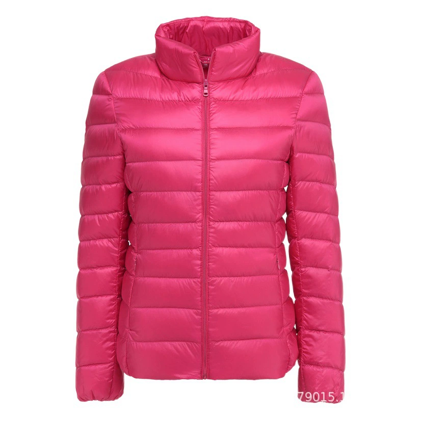 Европейский пуховик Леди 2025 Новый короткий тонкий, легкий и толстый, тонкий, тонкий, тонкий, тонкий, корейский белый утиный бархатный модный пиджак