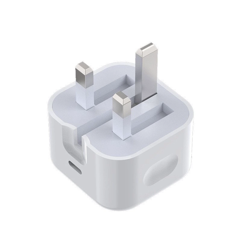 Настенная зарядка (Apple) совместима с iPhone 12, варианты 12W/20W/25W, белая, EU/US/UK вилки, кабель 1 м