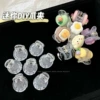 Transparent crab pin, DIY, 100 pieces