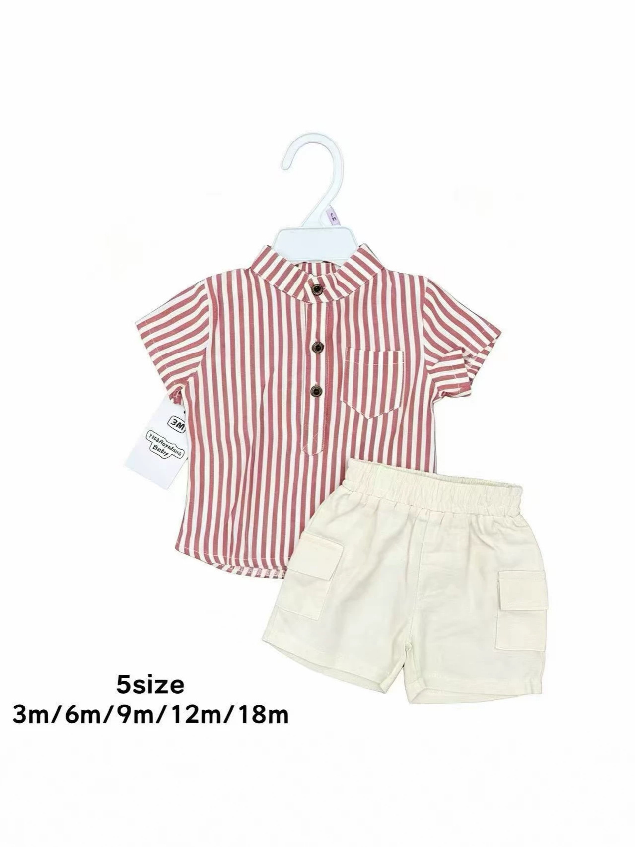 Cross-border cotton two-piece set for boys