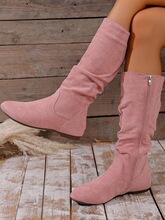 R 51798 Low Heel Stacked Boots ��Ͳ�Ѷ�ѥ ŷ���羳����ѷ