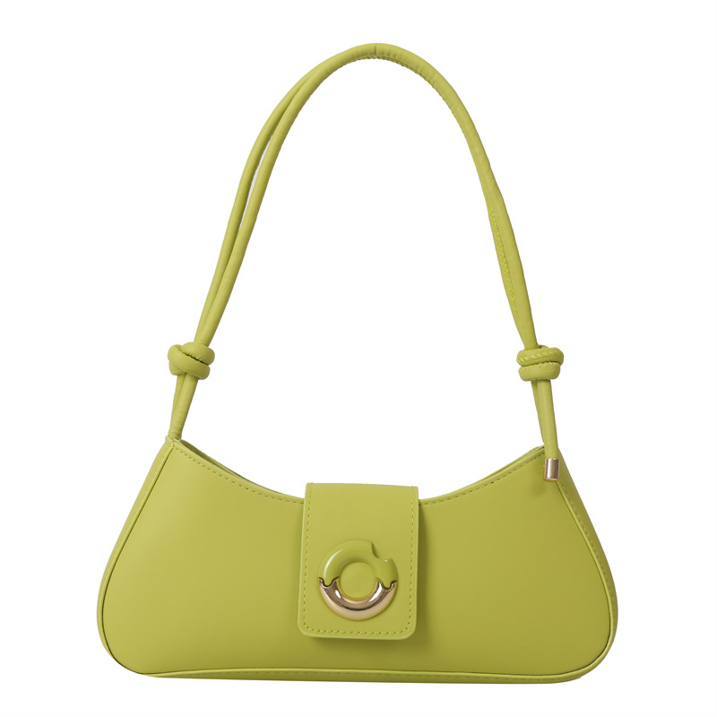 Estilo francés nicho textura axila bolsa 2023 verano nuevo color sólido pu bolso de hombro viajero versátil crossbody bolso