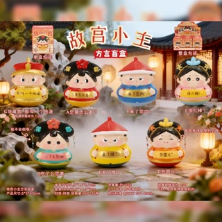 故宫小主系列盲盒趣味方言互动小公仔潮玩手办树脂工艺品摆件礼物
