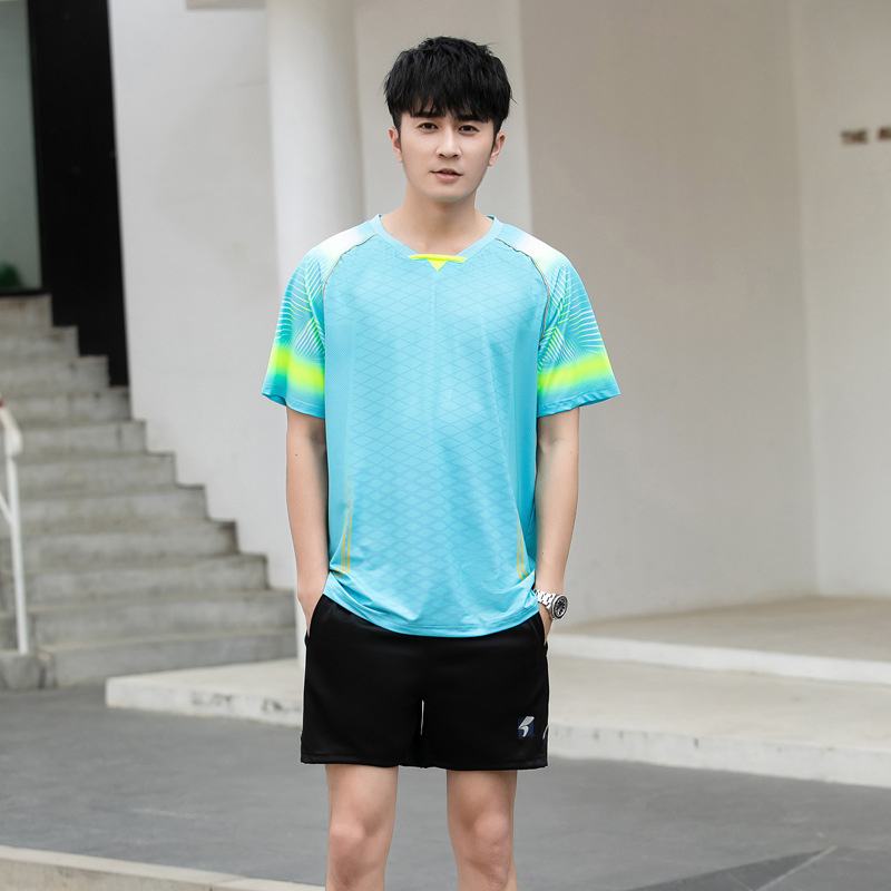 Men's A5122 light blue +063 black shorts