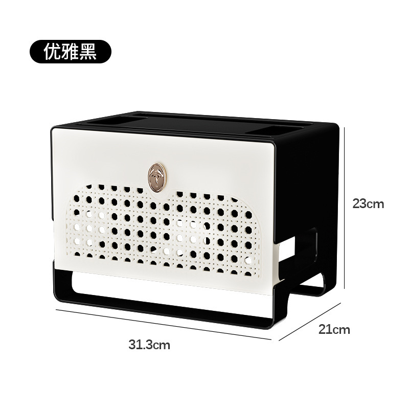 Wi-Fi ルーター収納ボックス テレビ セットトップ ボックス収納ラック ディスプレイ ソケット ワイヤレス光猫ワイヤー整理ボックス|undefined