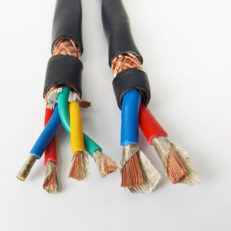 国标耐火RS485通讯信号线电线NH-RVSP2 4芯1 1.5 2.5平双绞屏蔽线