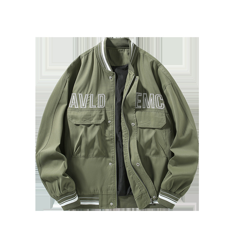 Amerikanischen pilot baseball männer herbst lose ins marke plus größe lässige arbeitskleidung jacke trendy_voghion.com