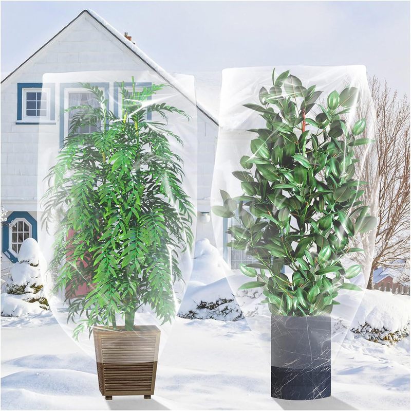 亚马逊热销冬季植物保暖PE加厚透明隔热保温膜果蔬防水防霜保护罩|undefined
