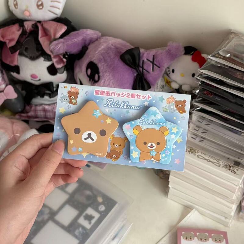 Cute Five-Pointed Star Easy Hairpin High-Looking Cartoon Bear Side Acrylic Girl Hairpin Sweet Girl Hair Accessory Cute Five-Pointed Star Easy Hairpin High-Looking Cartoon Bear Side Acrylic Girl Hairpin Sweet Girl Hair Accessory