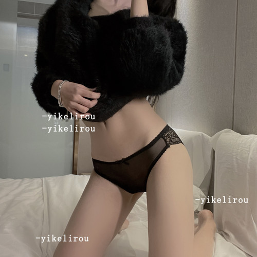 Lingerie Lace Transparent Women's Panties Bestselling Low-Waist Lace Fashion Sexy Cotton Crotch Women's Lingerie