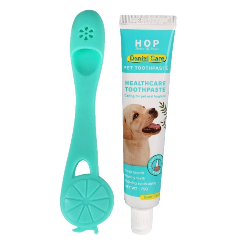 cepillo de dientes para mascotas pasta de dientes para perros y gatos productos de limpieza oral dedos al por mayor antibacterianos