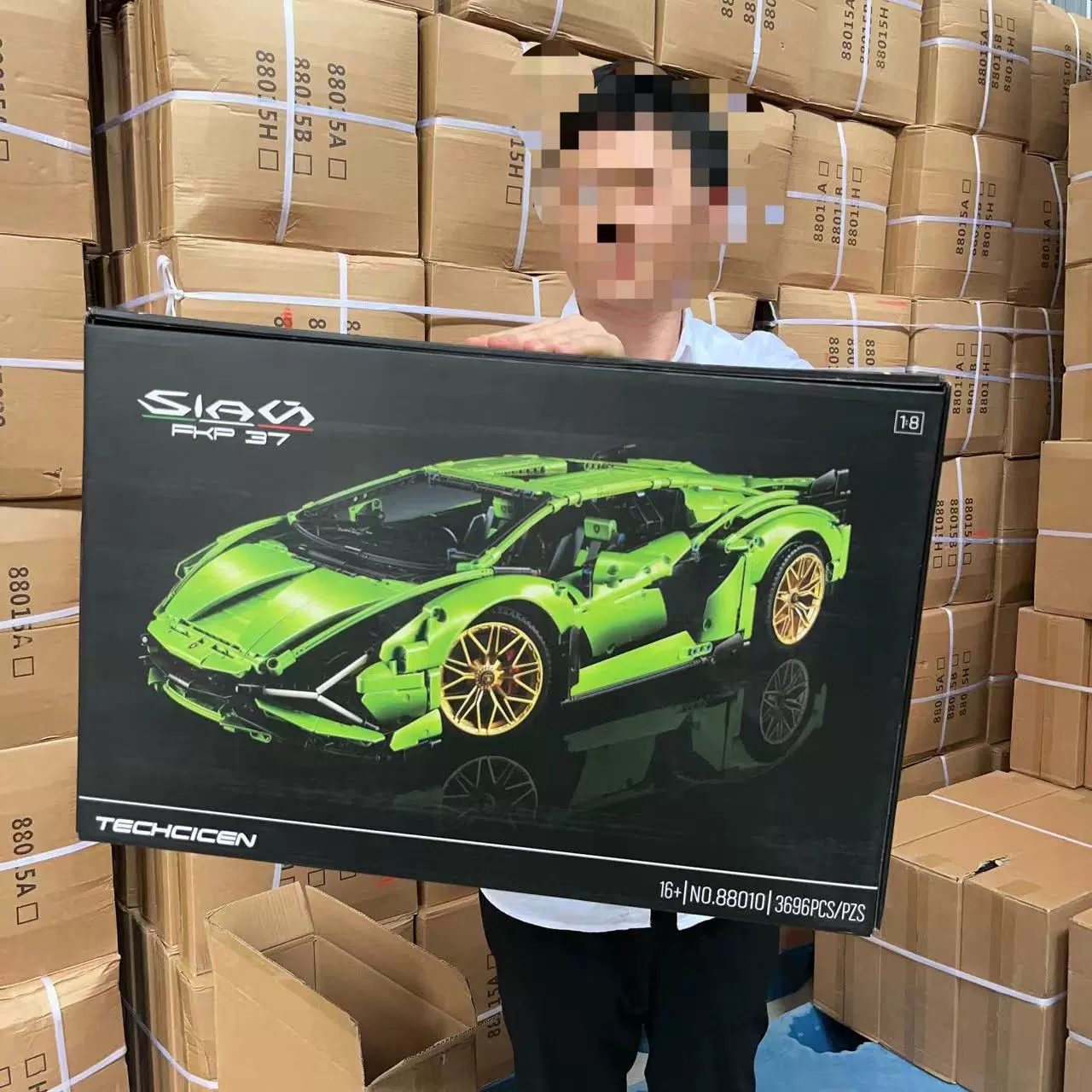 Набор для сборки автомобиля по модели (Lego) 1:14 гоночный автомобиль, разноцветные варианты, дистанционное/модульное управление