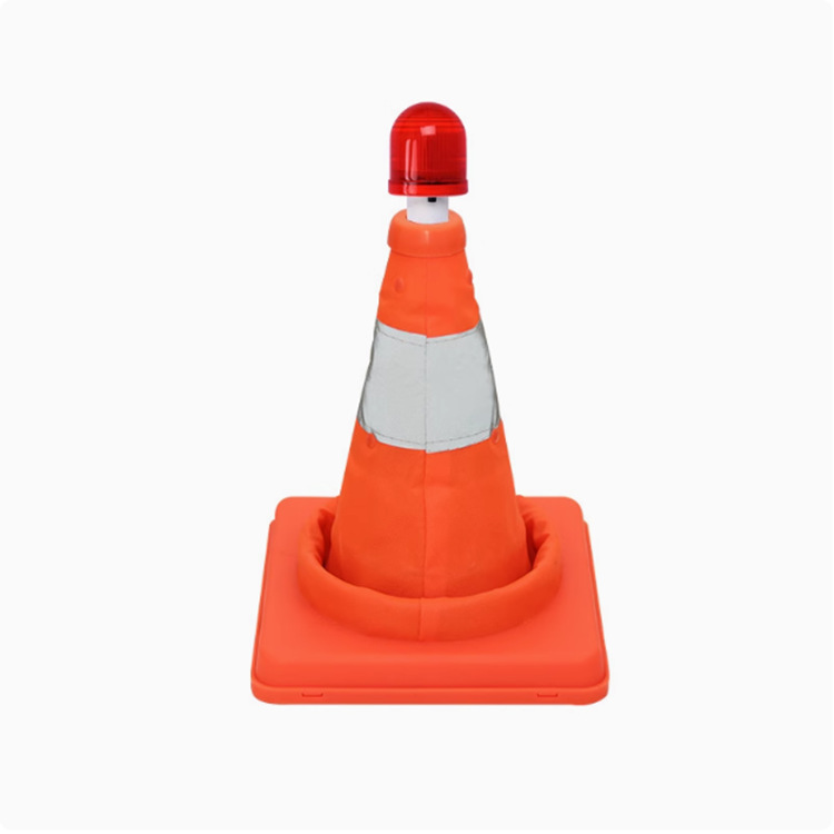 Road Cone, Ice Cream Cone, Safety Cone, Strong Reflective Cone, Car Traffic Emergency Roadblock Cone, Reflective, Luminous, Reflective Warning