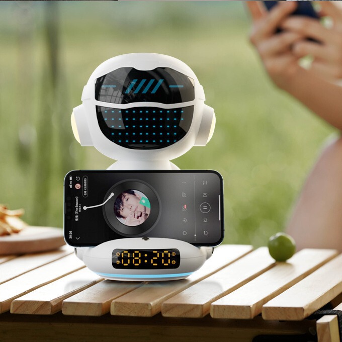 子供向けギフト ビーンバッグ Deepseek 大型モデル AI インテリジェント音声対話 Bluetooth 時計スピーカー|undefined