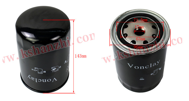 Filtro de carretilla elevadora 0009830600 aplicable a Linde H30D - 2 accesorios de carretilla elevadora filtro de aceite de fábrica original