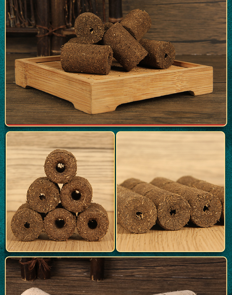 Moxa Sticks Ai Tiao 艾条 Aged Mugwort Moxibustion Rolls with Safflower Ai Rong for Warming Therapy in use
