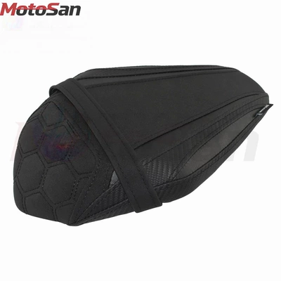 ZX-10R ZX10RR 21-25, modified motorcycle: Motorcycle cushion - rear-seat-cushion-black-honeycomb