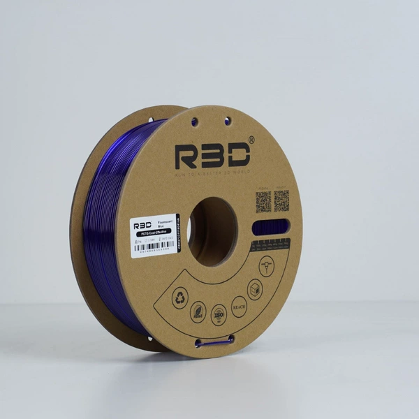 PETG Неоновый прозрачный синий, 1 кг