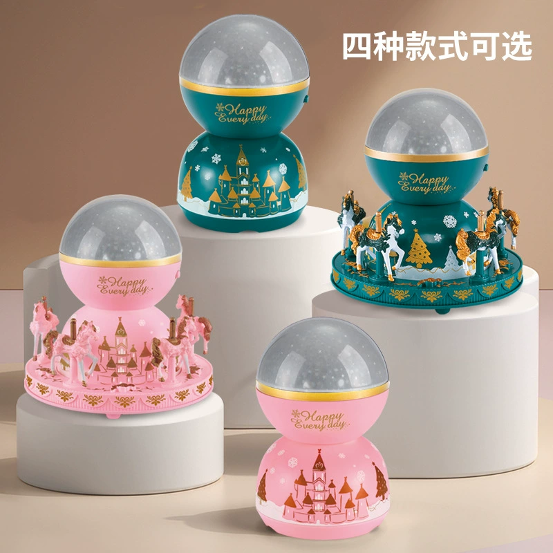 Lightweight rotating children's music box, Birthday gift